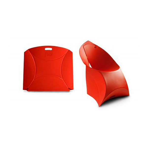 sedia flux rosso baustudio offerta bolzano